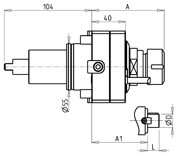 DOOSAN - BMT55 - Poháňaný držiak radiálny         

