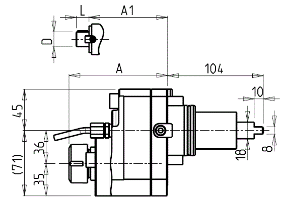 DOOSAN - BMT55 - Poháňaný držiak radiálny presadeny   
