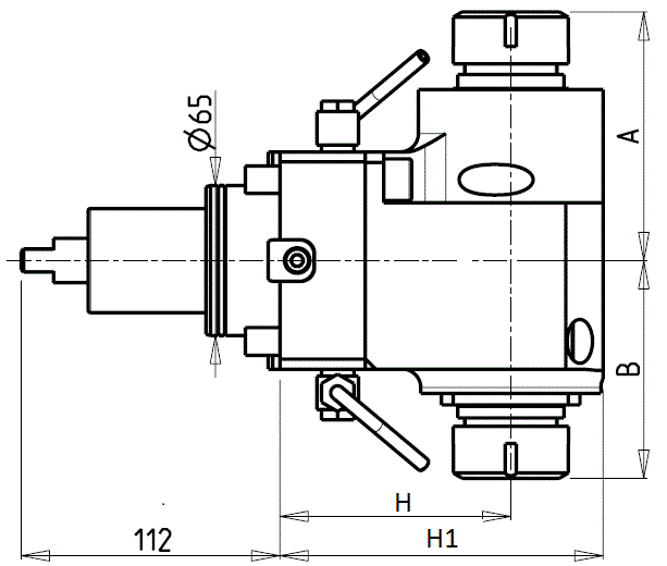 DOOSAN - BMT65 - Poháňaný držiak axiálny obojstranný