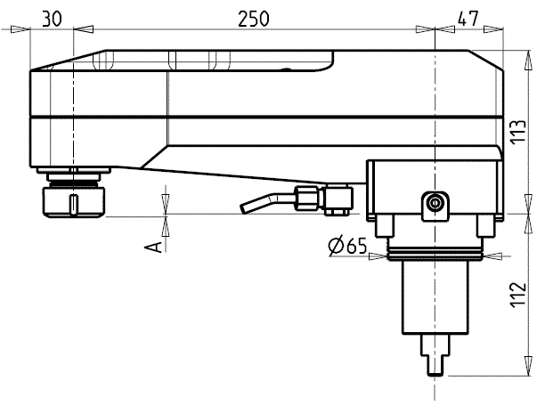 DOOSAN - BMT65 - Poháňaný držiak radiálny predĺžený