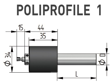 Nástroje Poliprofile rozmery - nerotačné profily, šesťhrany, štvorhrany, Torx